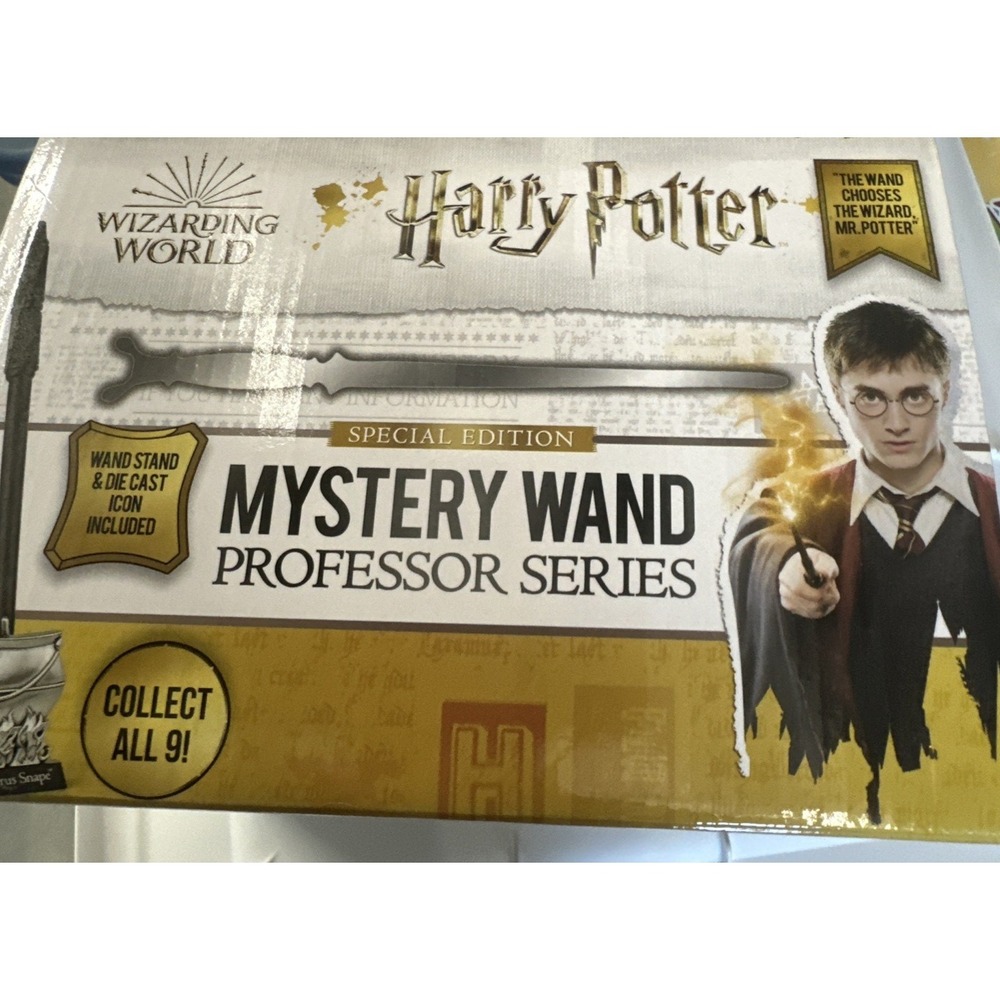 Harry Potter Death Eater Special Edition Mystery Wand Lot of 6 w/ Display New - Picture 2 of 9